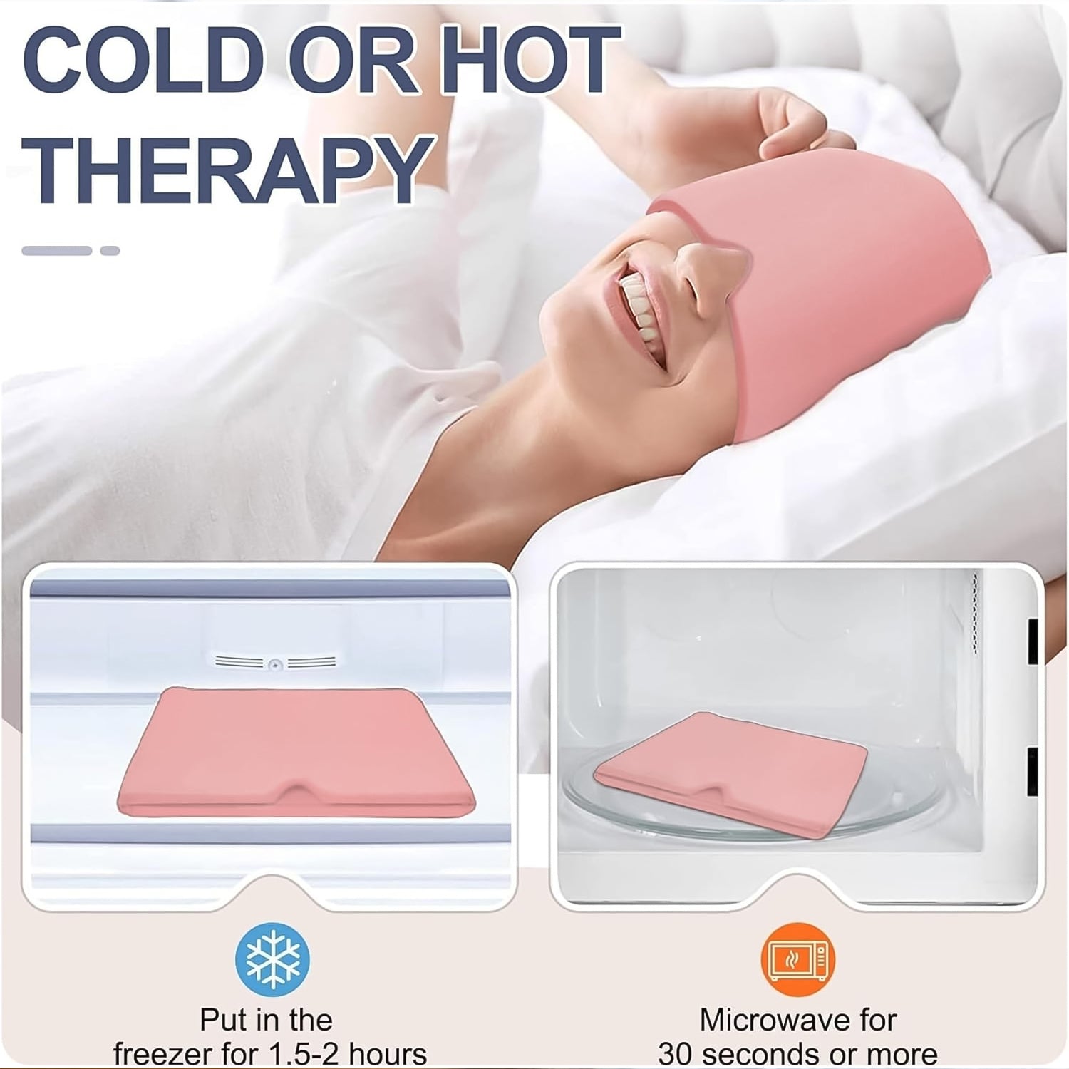 Headache Relief Hat Migraine Cap (1 pc / Black color) Headache Relief Hat Migraine Cap (1 pc / Black color)